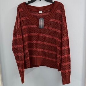 MWT Melrose & Market V-Neck Oversized Knitted Sweater